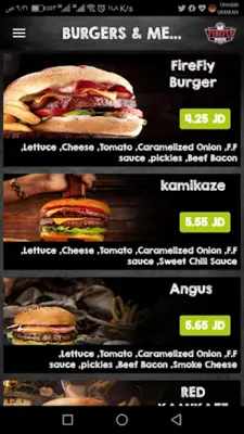 FireFly Burger android App screenshot 4